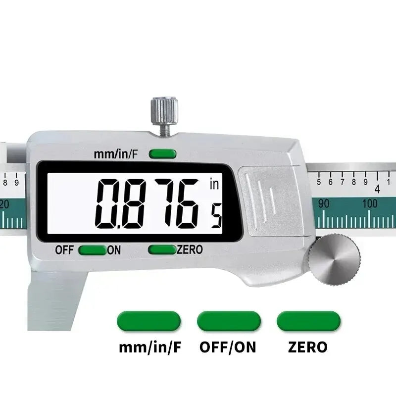 YIYOUBAO ET50 150mm Digital Caliper Stainless Steel Fraction / MM / Inch 0.01mm High Precision for Mechanical Components Measure