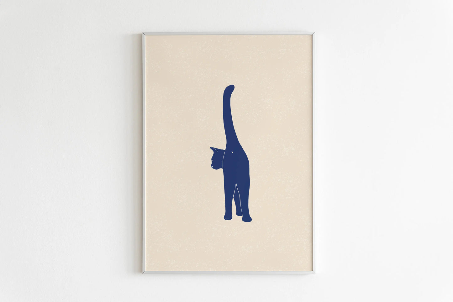 Minimalist Aesthetic Cute Animal Wall Art Illustration Poster Sleepy Kitties Canvas Painting Home Decor Cat Lover Gift