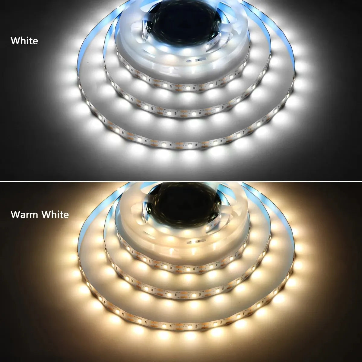 DC 5V USB LED Strips 2835 Warm White LED Strip Light TV Mirror Backlight Lighting Tape Room Decor Lamp Ribbon LED String Light