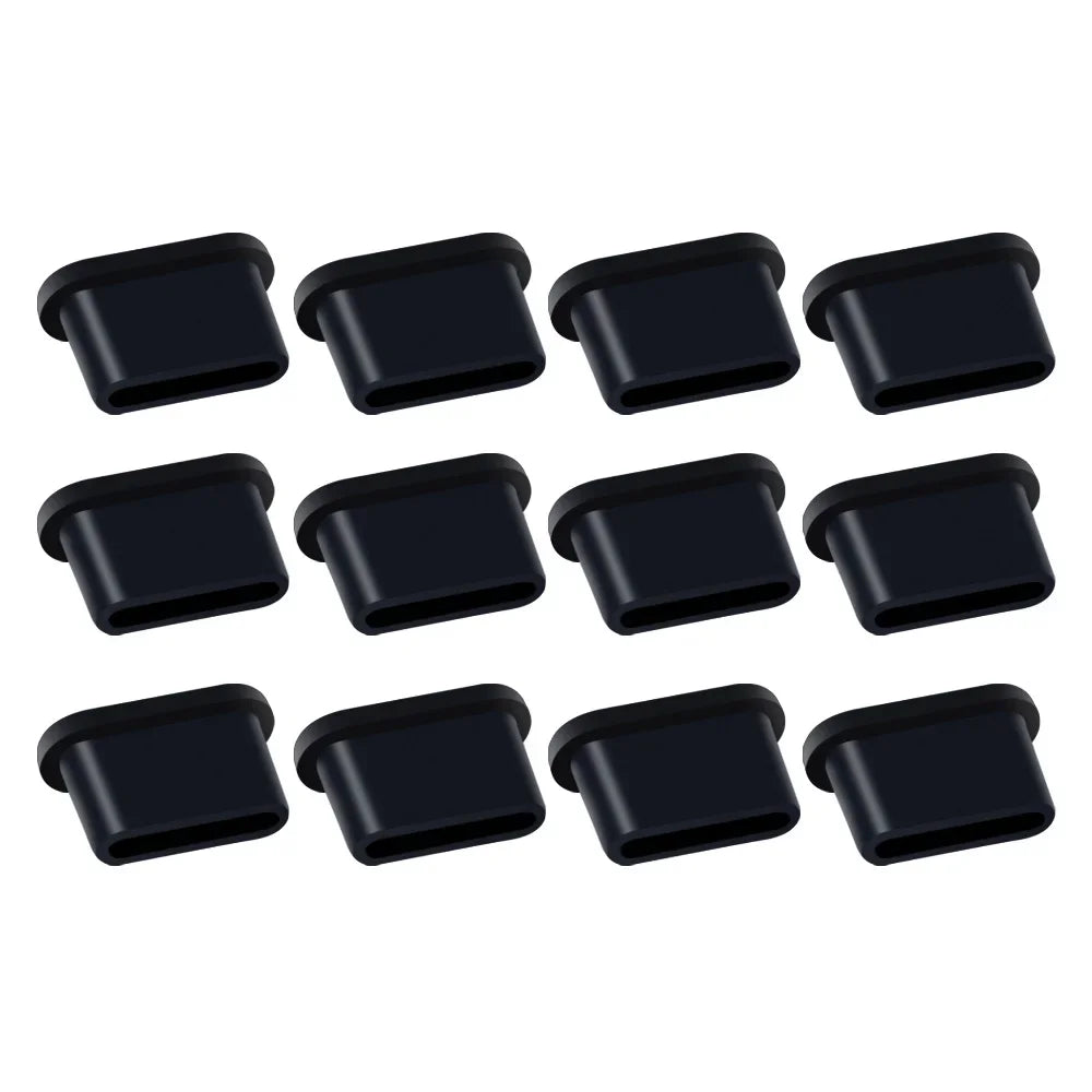 1-10PCS Type C Charging Port Silicone Dust Plugs For Samsung Xiaomi Huawei Phones Tablet USB C Protector Stopper Caps Dustplug