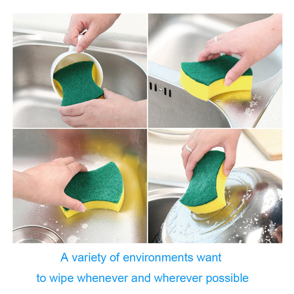 20/30pcs Dishwashing Sponge Kitchen Nano Emery Magic Clean Rub Pot Rust Focal Stains Sponge Removing Cleaning Brush Sponges