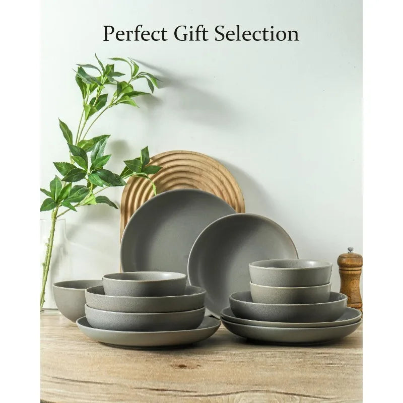 Dinnerware Sets, Ceramic Plate and Bowl Sets