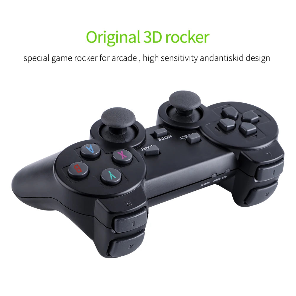 Video Game Console 2.4G Double Wireless Controller Game Stick 4K 20000 Games 64 32GB Retro Games for Children's Christmas gifts