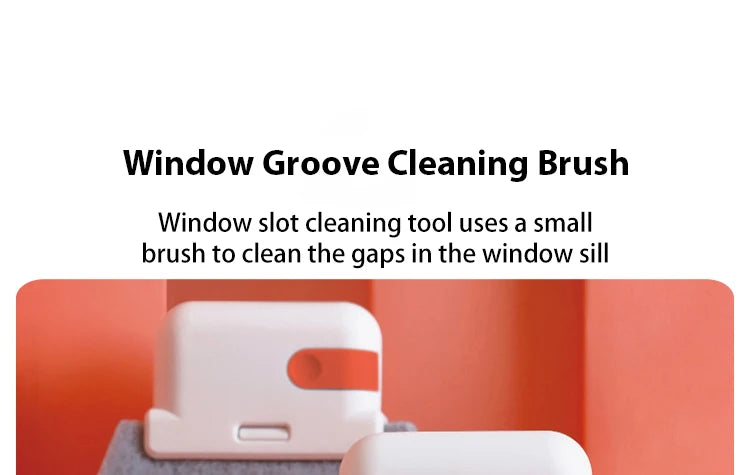 Window Cleaning Brush Windowsill Groove Deadend Cabinet Crevice Brush Removable Household Multifunctional Cleaning Tools