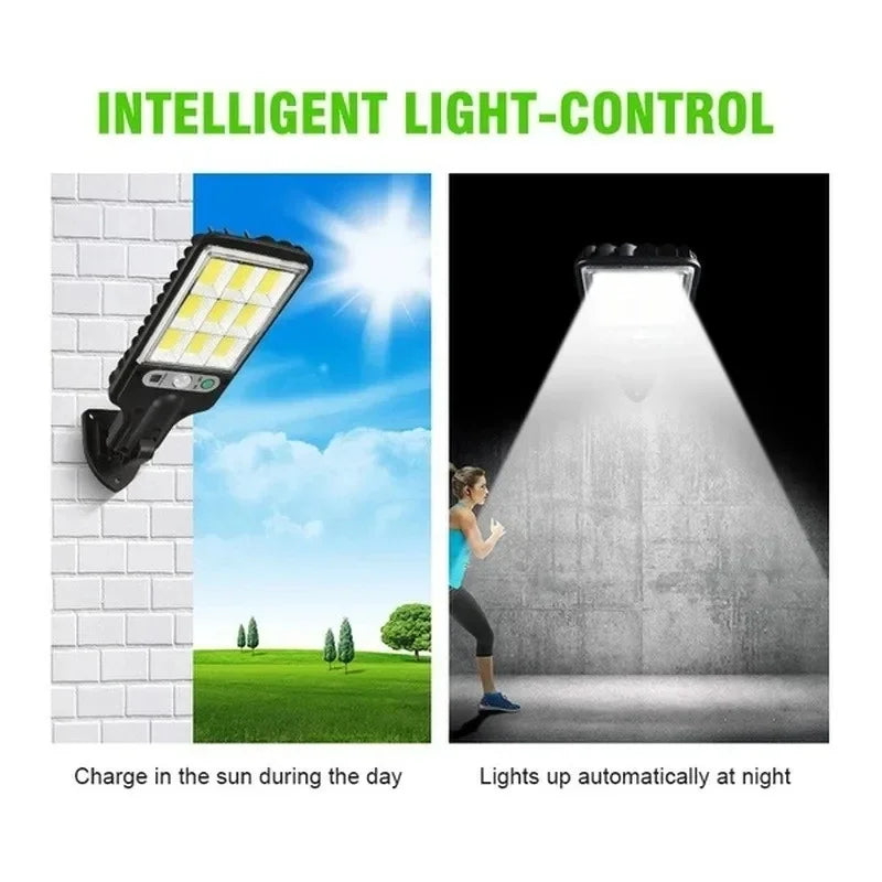 1~6pack Solar Street Lights Outdoor 108COB LED Solar Lamp With 3 Lighting Mode Motion Sensor Security for Garden Patio Path Yard