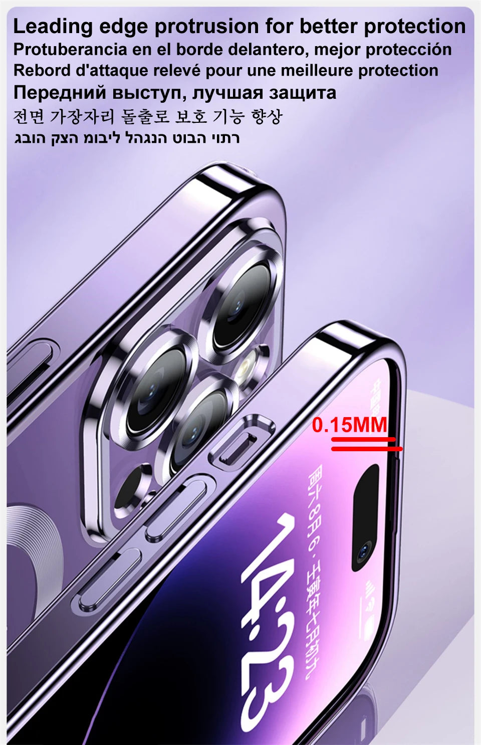 Magnetic Plating Case For iPhone 15 16 14 Plus 13 12 11 Pro Max Camera Lens Protector Glass For Magsafe Wireless Charger Cover