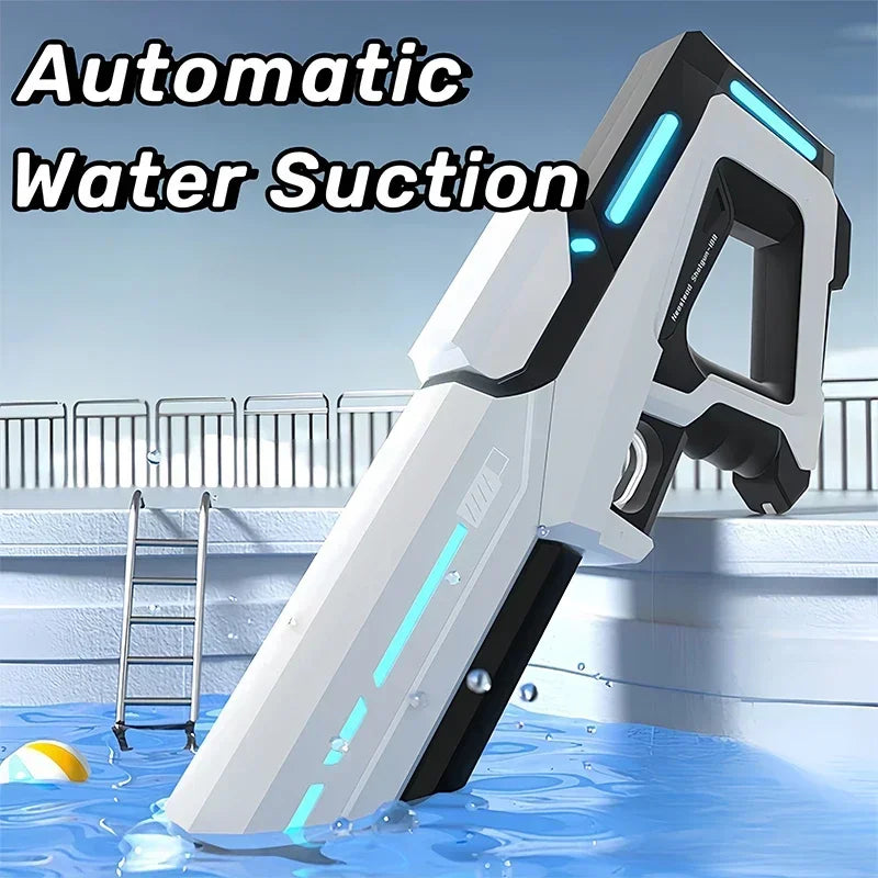 Electric continuous water gun for children's toys, automatic water absorption, strong water spray, high-pressure water spray gun