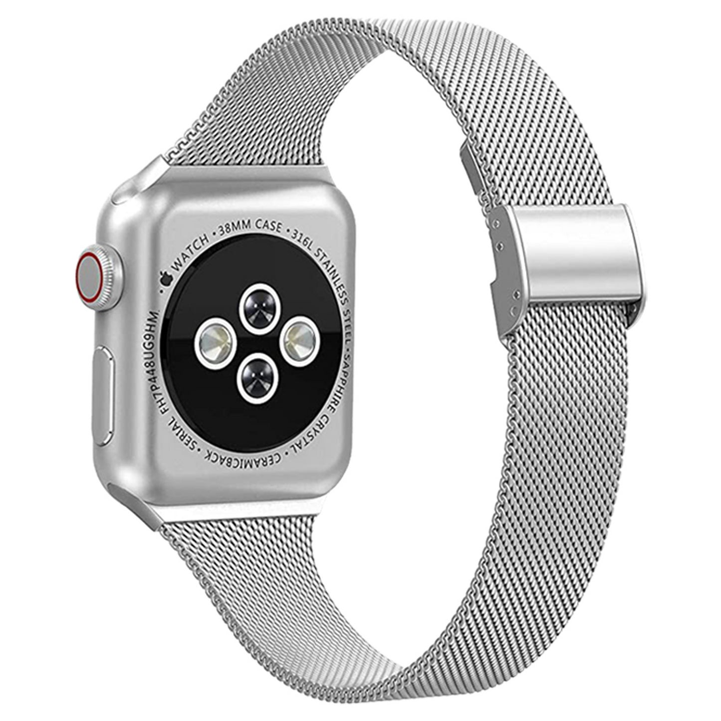 Silm Milanese Strap for Apple Watch Band 10 9 8 7 46mm 45mm 41mm Ultra 49mm Metal Bracelet for 6 5 4 SE 44mm 40mm 3 42mm Correa