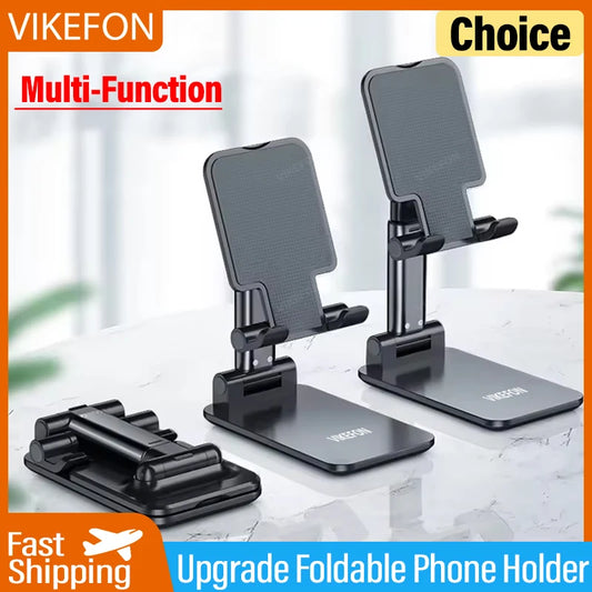 Foldable Mobile Phone Holder Stand Tablet Desk Mount Table Flexible Adjustable Desktop Live Lazy Bracket Support For All Phones