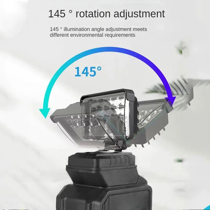 Led Light Fit Milwaukee Battery M18 4In Portable Spotlight Cordless Outdoor Work Fishing Handheld Emergency Tool Light No Batter