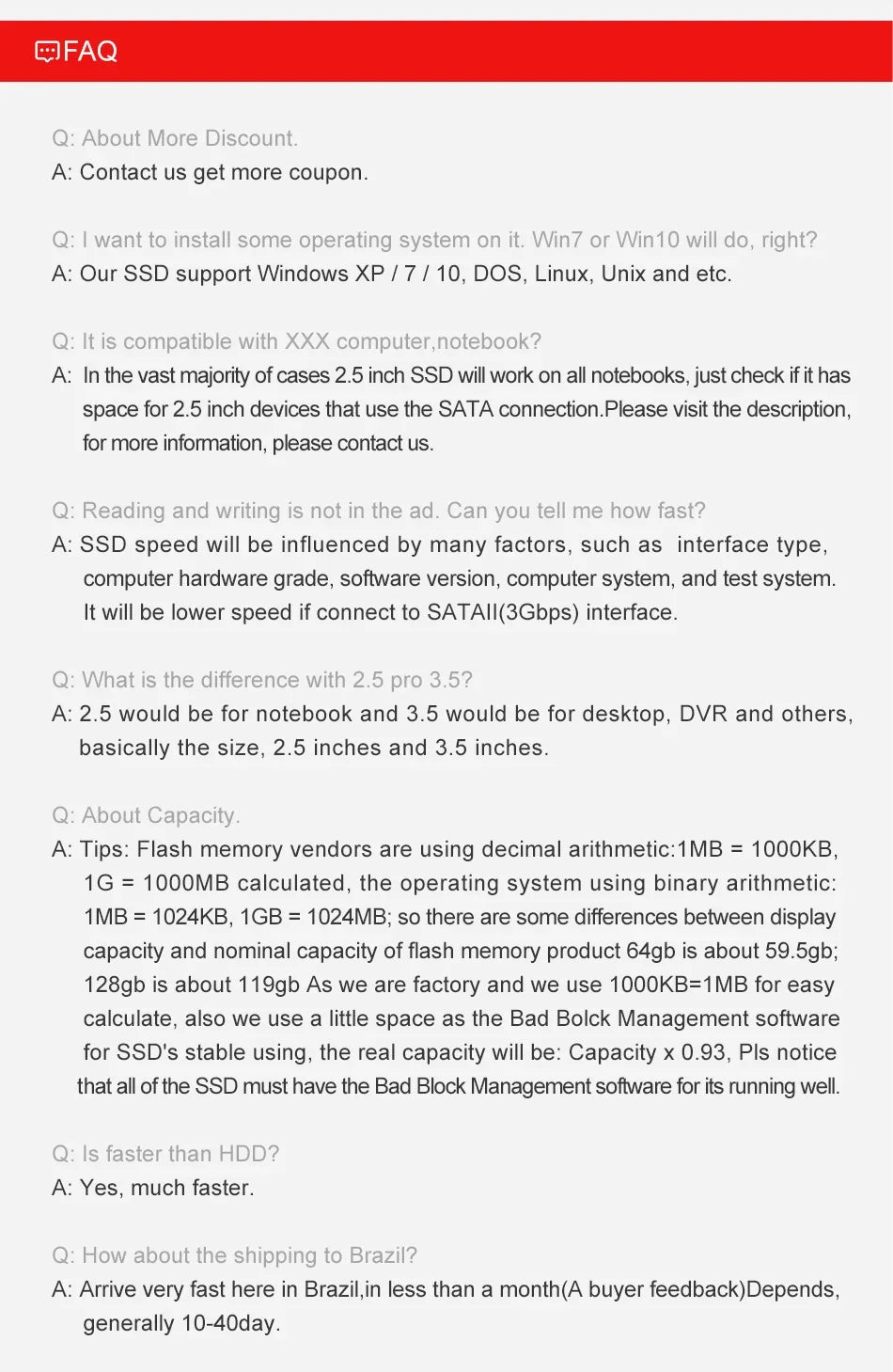 KingSpec SATA3 SSD 2.5" 120gb 240gb 480gb 128GB 256G 1TB Solid State Disk Internal Hard Drives For Computer Laptop