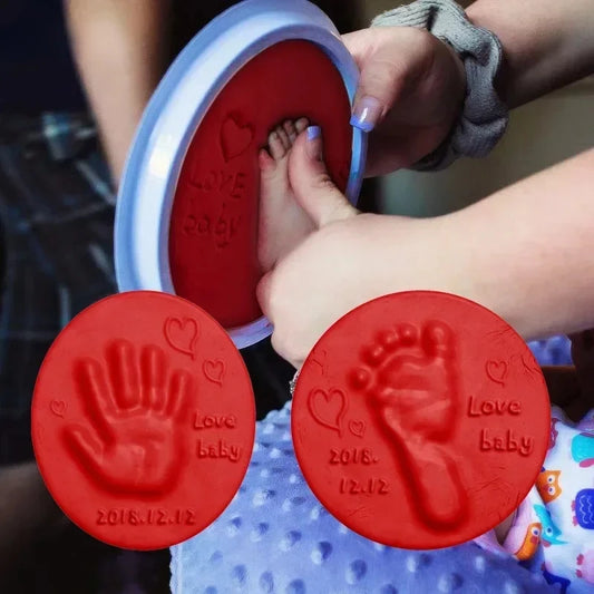 New Baby Hand Footprint Makers Handprint Fingerprint Inkpad Casting DIY Clay Toys Care Air Drying for Kids Newborn Souvenir