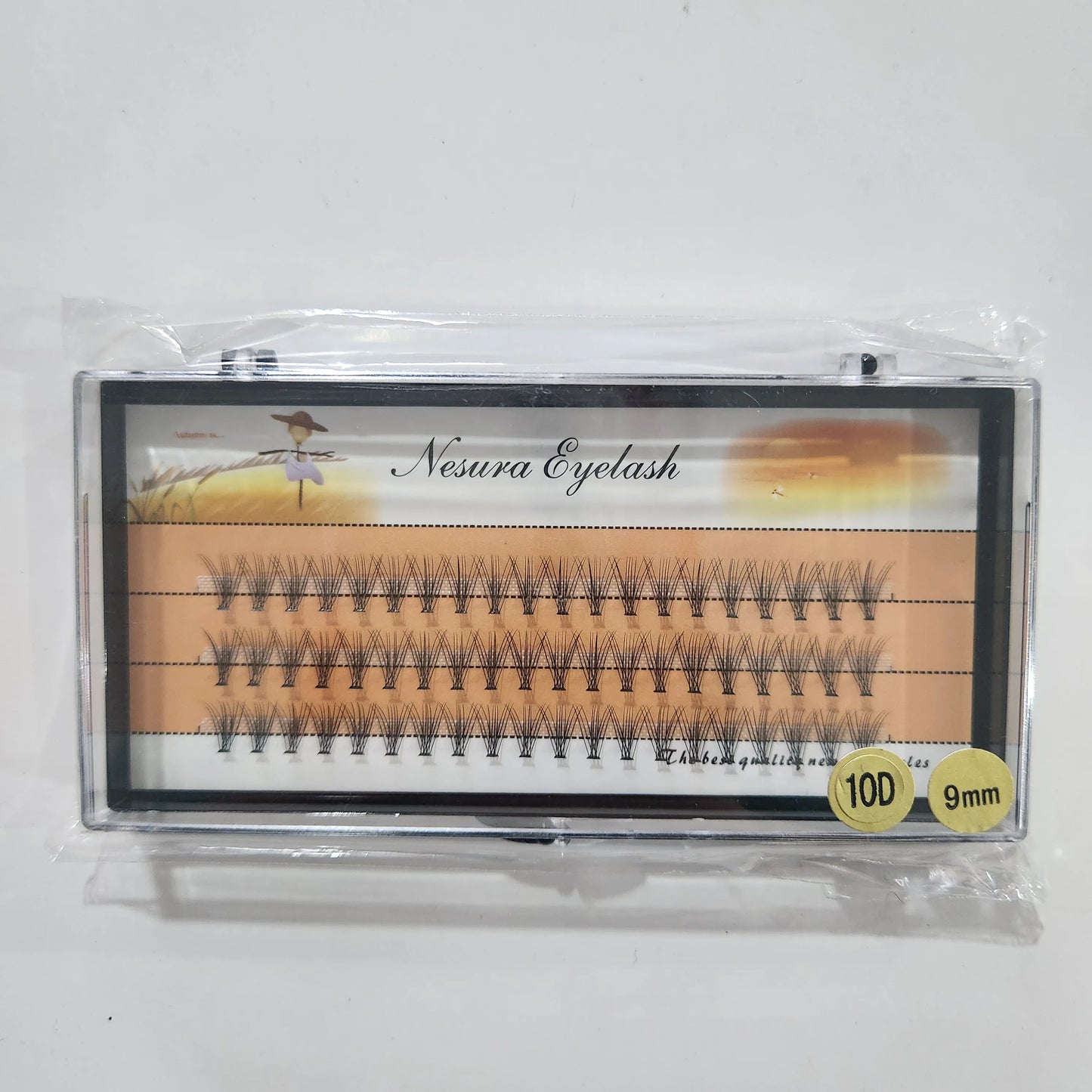 1box/60 10D 20D 0.07mm Thickness Individual Eyelash Extensions Eyelashes Cluster Lashes Natural False NESURA Bundles Naga