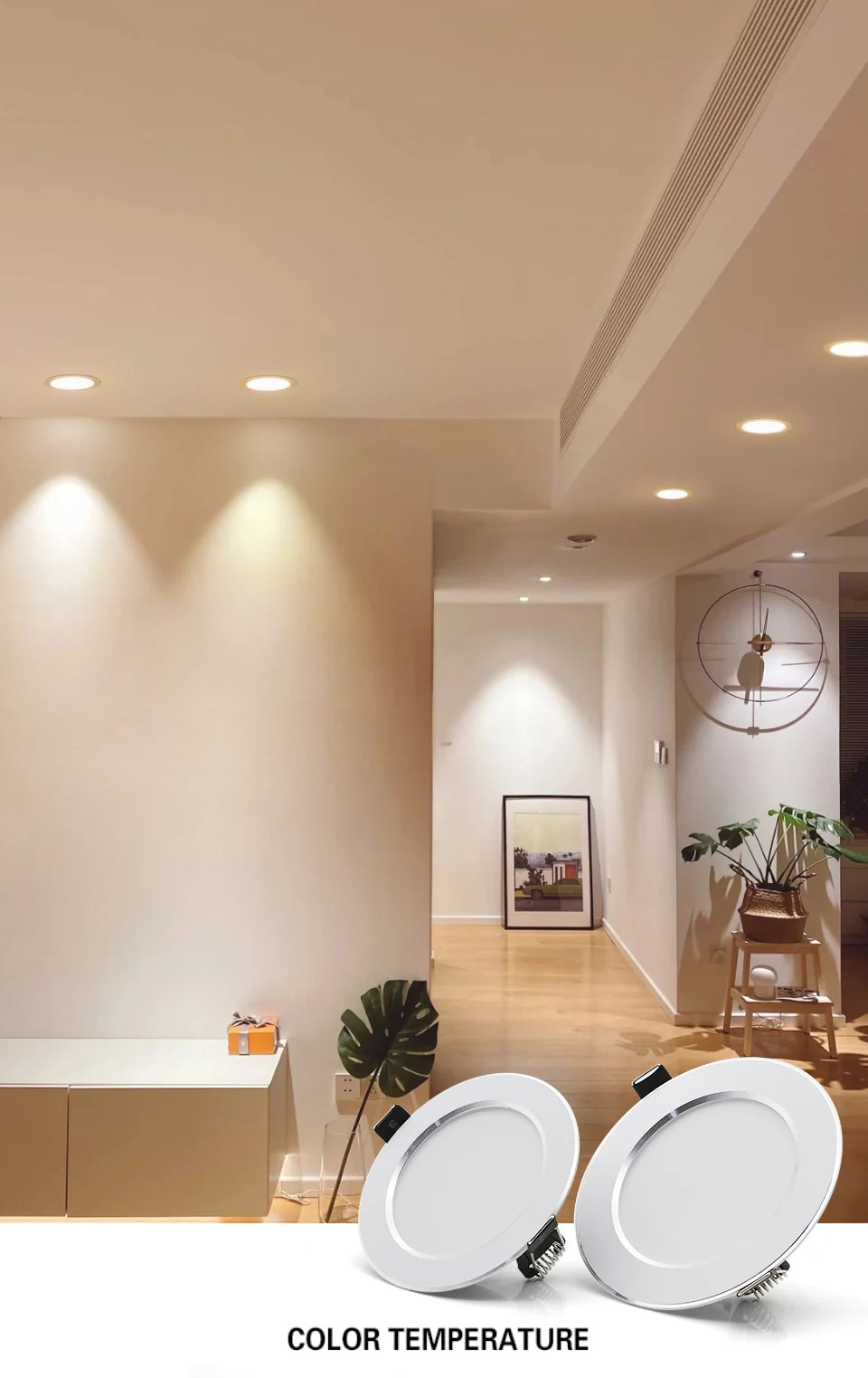 Spot LED Downlight Ceiling AC 220V 240V 7W 9W 12W 15W 18W Spotlight Cold Warm White Round Recessed Lamp LED Spot Light Lighting