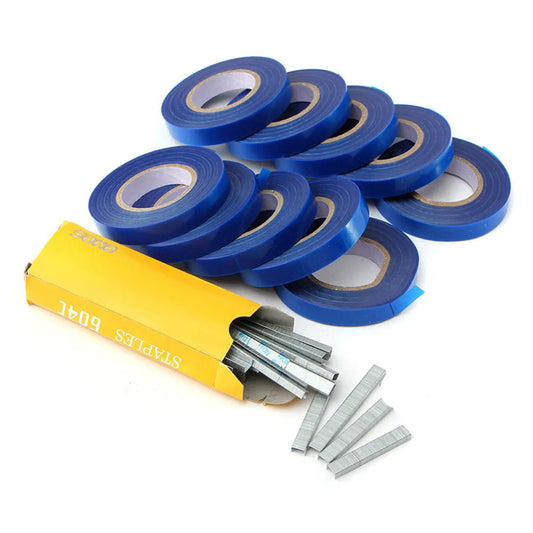 Allsome 10pcs Tapetool Tapes PVC Plant Tie Tapetools Branch Tape For Garden Tools Tying Machine Vegetable Fruit Tree Tapenter