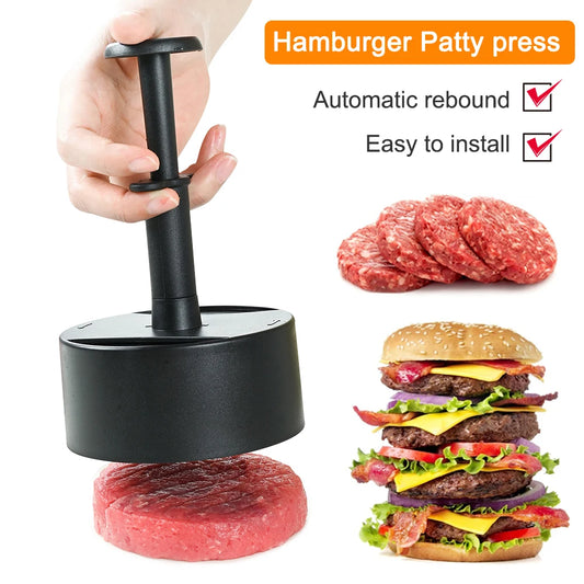 Plastic Hamburger Meat Press Burger Maker Kitchen Deli for Burger Beef Veggie Maker Mold Burgers Patties Cooking Kitchenware