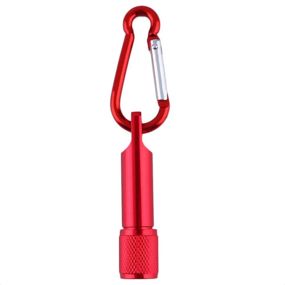 Super Bright Mini Portable LED Camping Flashlight Aluminum Keychain Keyring LED Light Self defense Torch Lamp Outdoor