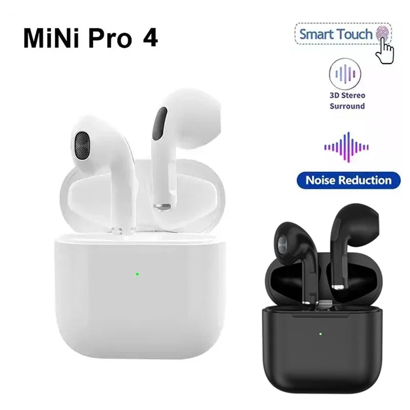 TWS  Pro4  Bluetooth Earphones Wireless Headphones Mini Sports Headset Earbuds Music Earpieces For iPhone Xiaomi Huawei Redmi