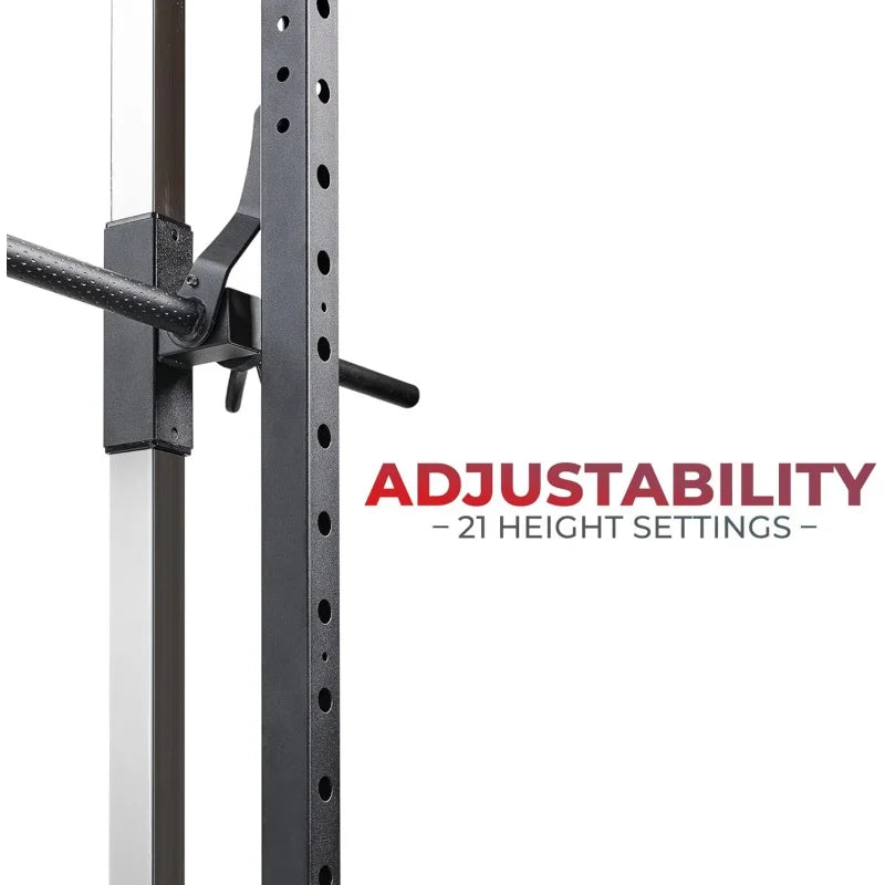 Sunny Health & Fitness Premium Squat Smith Machine Power Rack