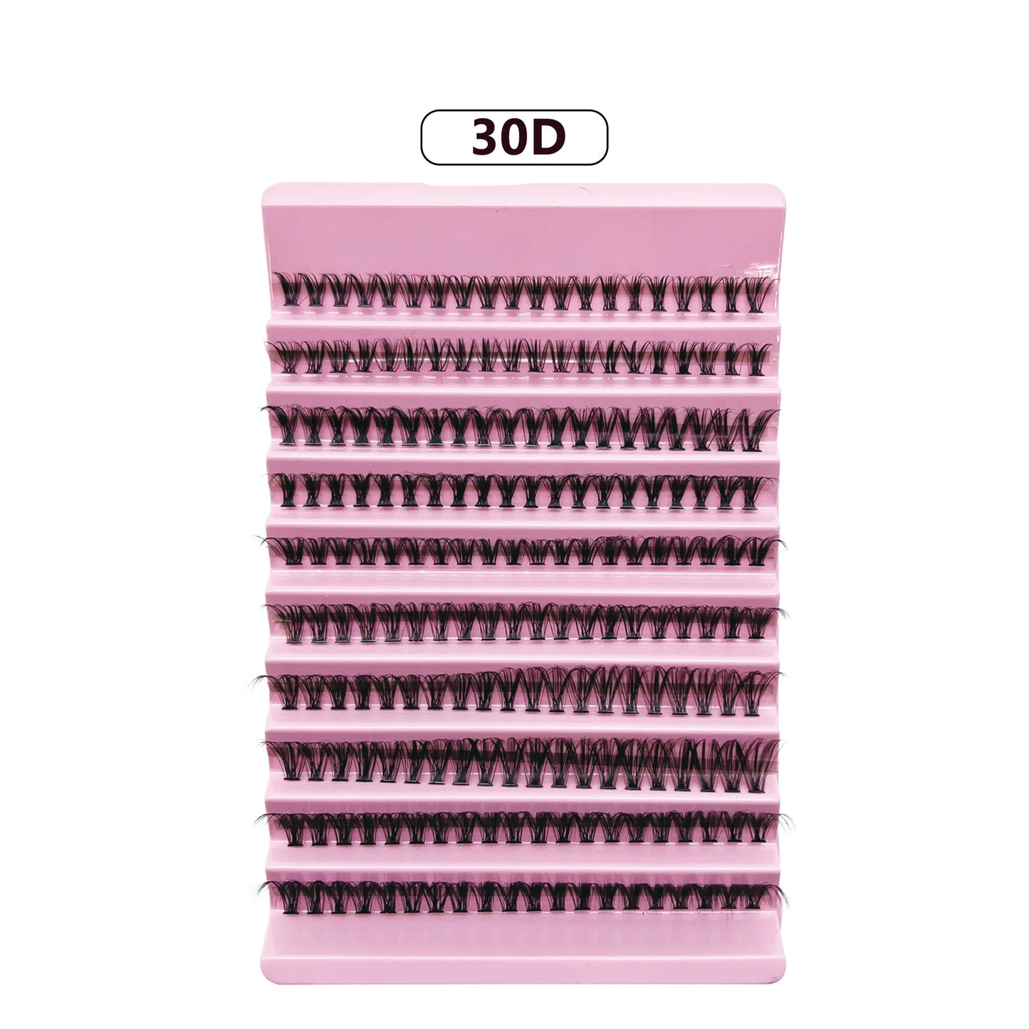 Individual Lashes 8-16mm 200pcs Cluster Lashes Natural Look Mixed Tray DIY Eyelash Extension Volume Lash Clusters Eyelashes Long