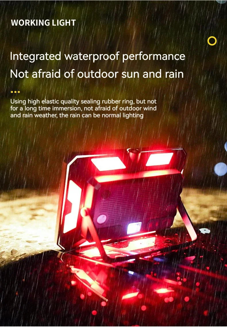 LED Camping Tent Light Rechargeable Searchlight High Power Outdoor Emergency Lighting Waterproof Portable Hanging Night Lamps