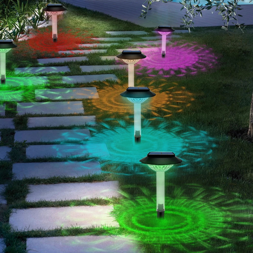 Solar Pathway Lights Outdoor Solar Pathway Garden Lamp Waterproof Landscape Lights Walkway Driveway Lawn Patio Garden Decor