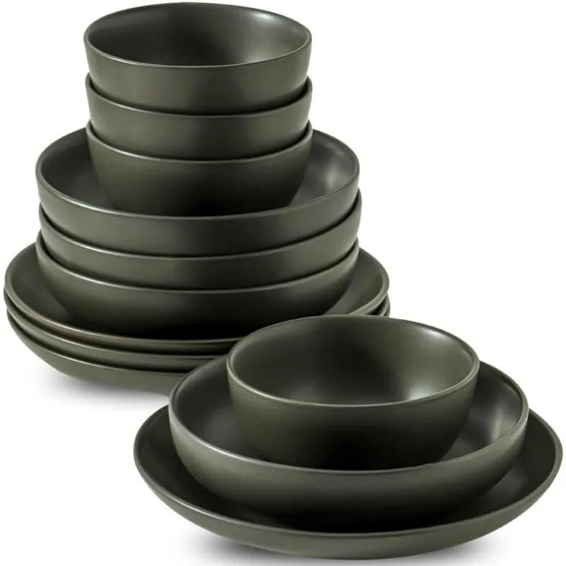 Dinnerware Sets, Ceramic Plate and Bowl Sets