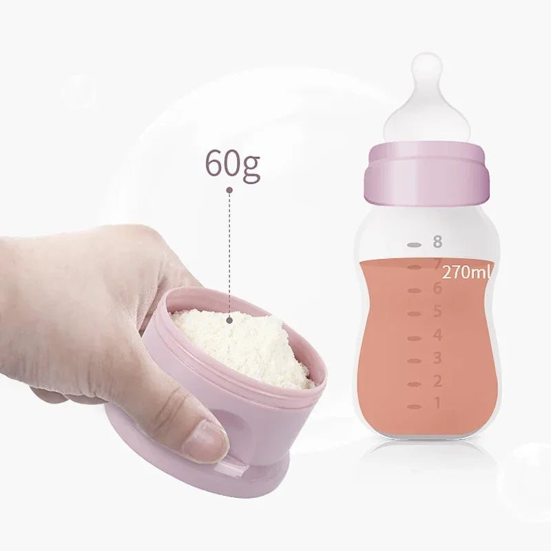 3Pcs/4Pcs Baby Formula Milk Storage Infant toddler Portable Milk Powder Box Dispenser Food Container Kids Food Storage Snack box