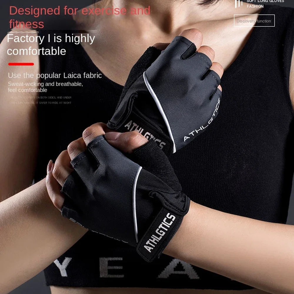 1 Pair Breathable Workout Gloves, Weight Lifting Gloves for Gym, Cycling, Exercise, Fitness and Training, with Excellent Grip