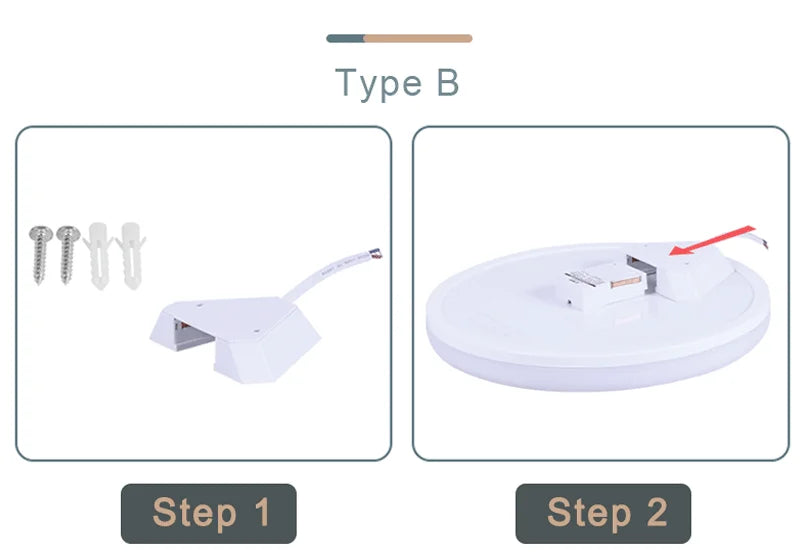 Motion Sensor Led Ceiling Lamps 110V 220V Surface Mounted PIR Light For Living Room Panel Lights Fixture