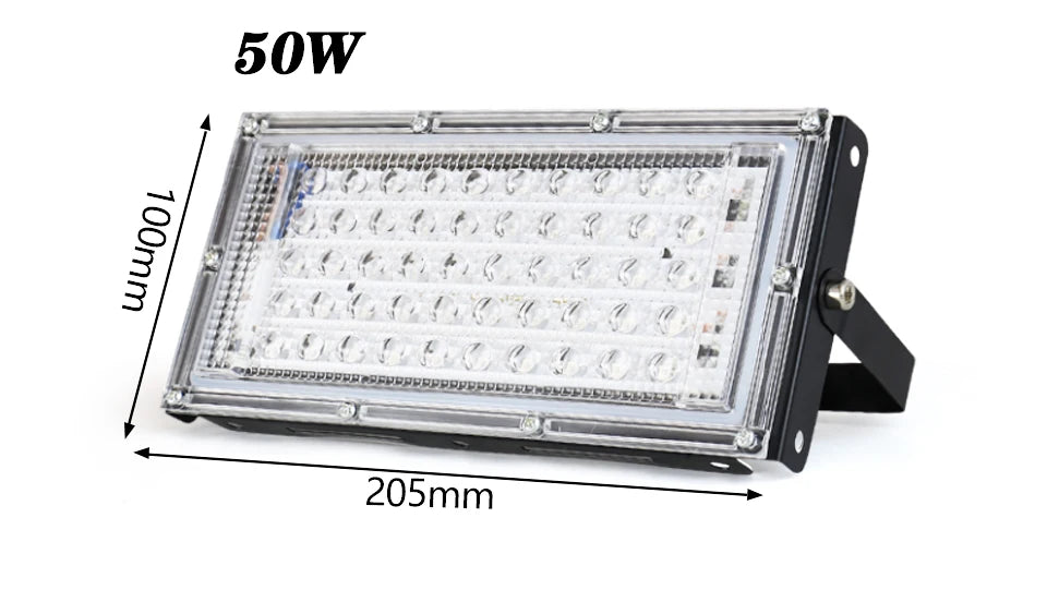 395nm UV LED Stage Blacklight Ultraviolet 50W 220V Effect Light Flood Ultravilet Lamp Fluorescent Party Stage Light Neon Bar