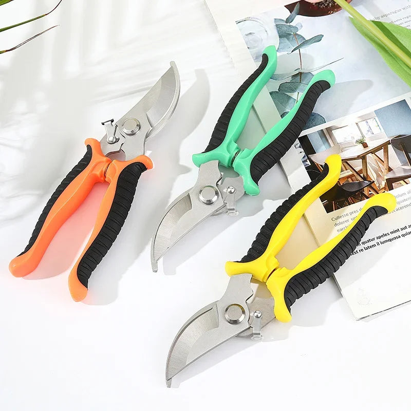 Horticultural Scissors Bird Beak Shape Branch Pruning Labor Saving Pruning Stainless Steel Picking Multifunctional Fruit Scissor