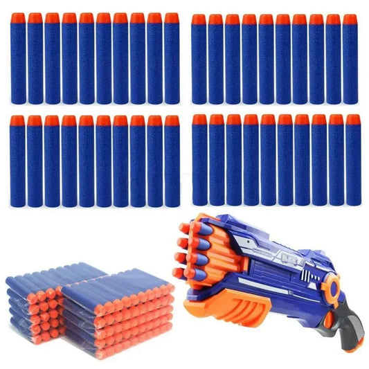 200pcs Refill Darts For Nerf Bullets Soft Hollow Hole Head Refill Darts Toy Gun Bullets Blasters Kids Guns Accessories 7.2cm