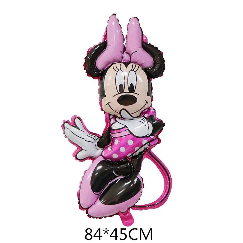 Mickey Minnie Mouse Balloons Disney Cartoon Foil Balloon Baby Shower Birthday Party Decorations Kids Classic Toys Air Gift