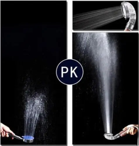 New 3 Functions High Pressure SPA Shower Head Water Saving Handheld Rainfall Bathroom Accessories Anion Filter Shower