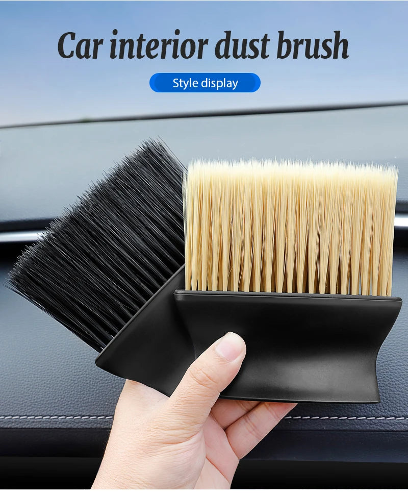 Car Cleaning Soft Brush Dashboard Air Outlet Detailing Sweeping Dust Tools For MG HS 2022 ZST ZS MG3 MG5 MG6 MG7 GT GS Hector ZX