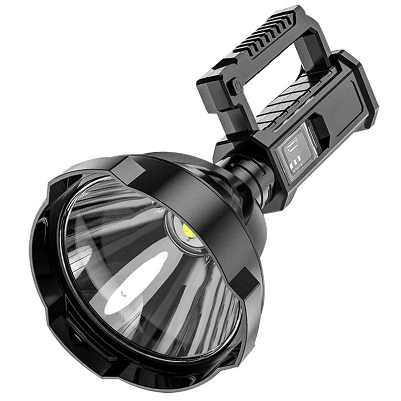 LED flashlight ultra-long lighting distance lamp searchlight can charge high power, outdoor searchlight strong flashlight