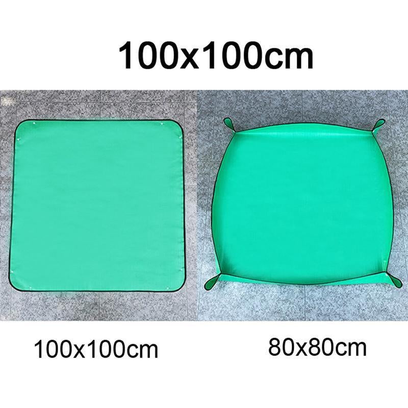 Planting Mat 50cm-100cm Gardening Potting Pad Foldable Garden Plant Flower Pot Transplanting Waterproof Mats