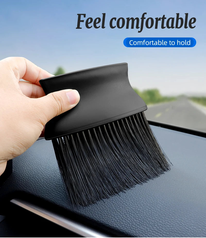 Car Cleaning Soft Brush Dashboard Air Outlet Detailing Sweeping Dust Tools For MG HS 2022 ZST ZS MG3 MG5 MG6 MG7 GT GS Hector ZX