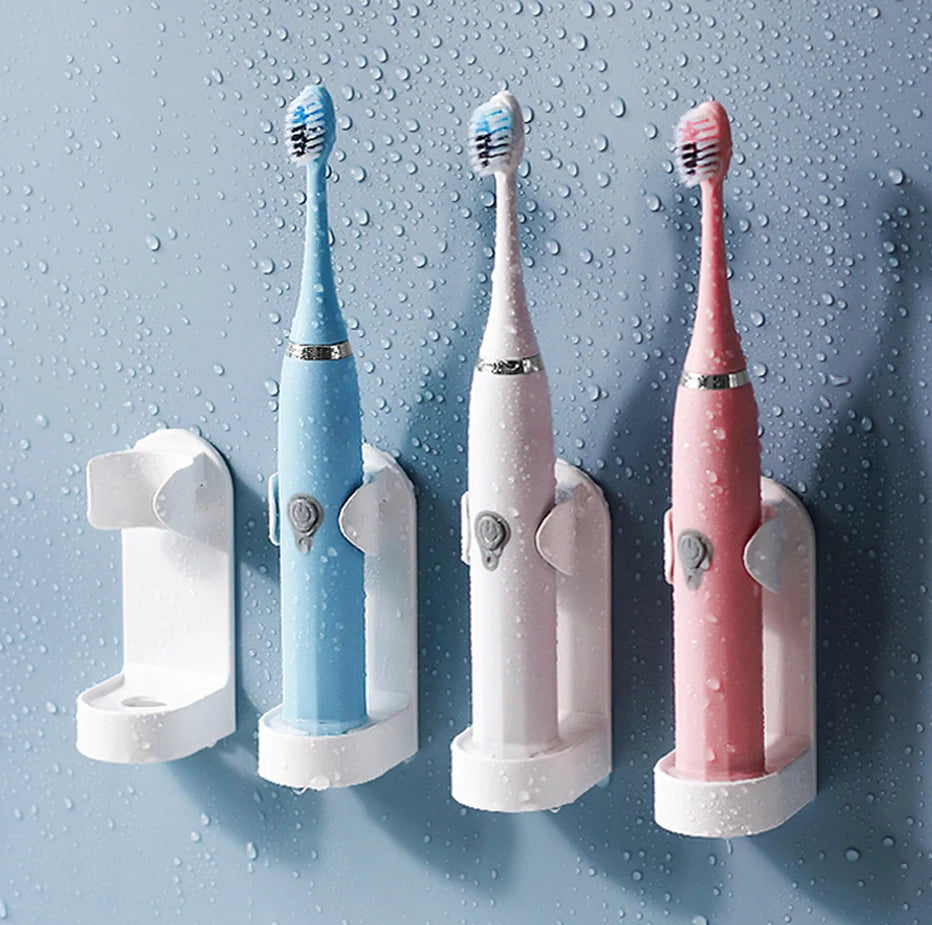 Electric Toothbrush Holder Traceless Toothbrush Stand Rack Wall-Mounted Bathroom Adapt 90% Electric Toothbrush Holder