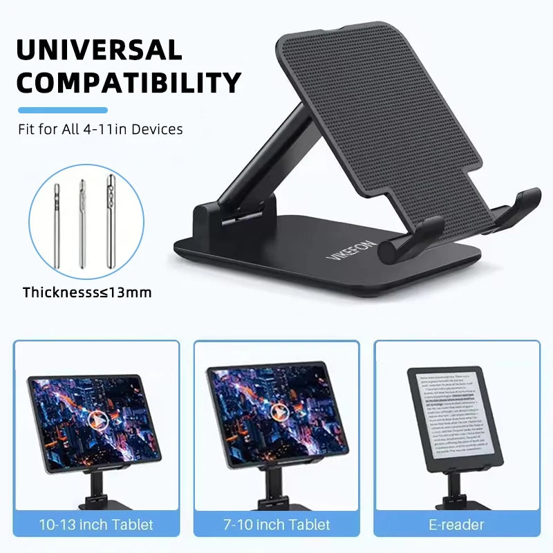 Foldable Mobile Phone Holder Stand Tablet Desk Mount Table Flexible Adjustable Desktop Live Lazy Bracket Support For All Phones