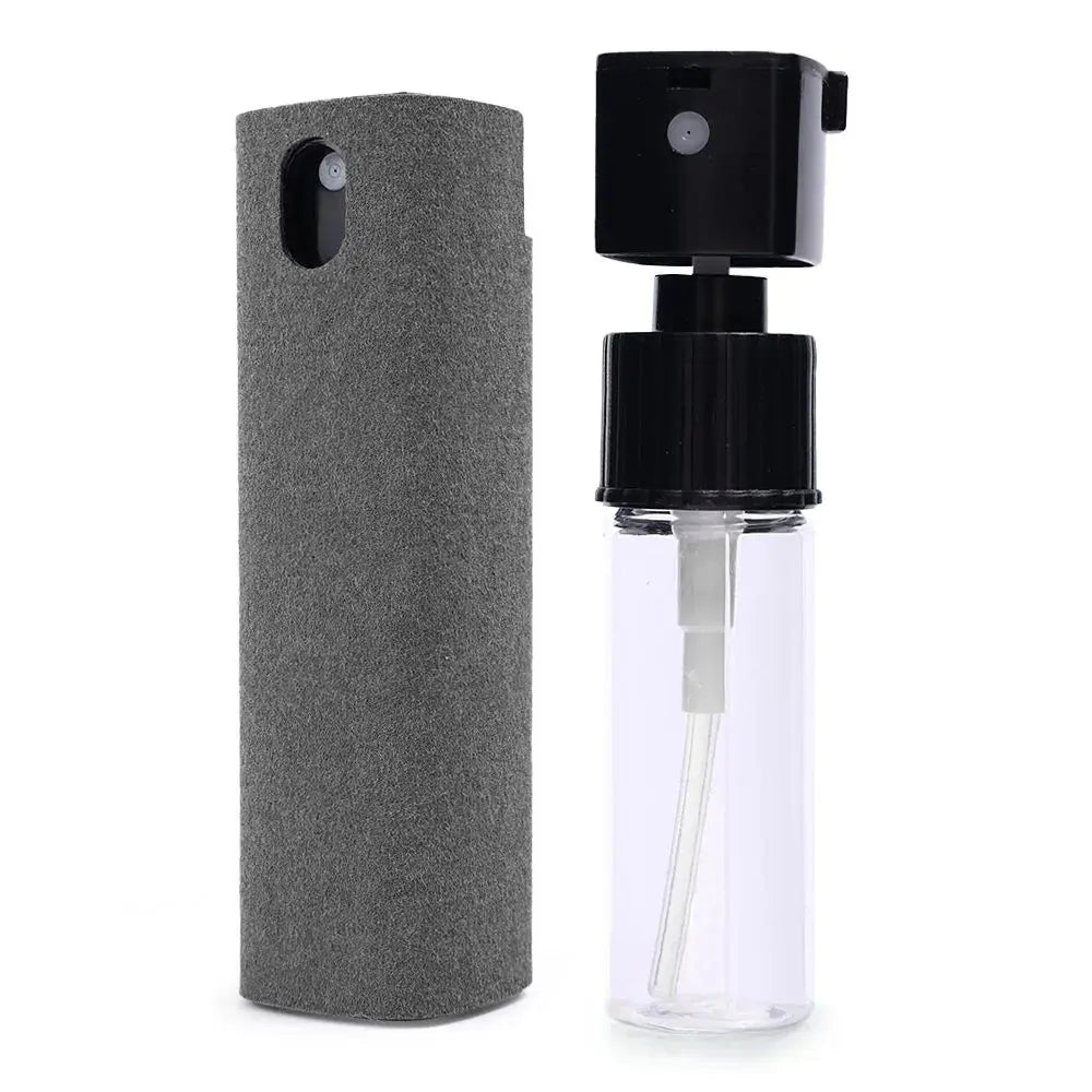 2in1 Mobile Phone Screen Cleaner Spray Computer Screen Dedusting Microfiber Cloth Set Cleaning Items