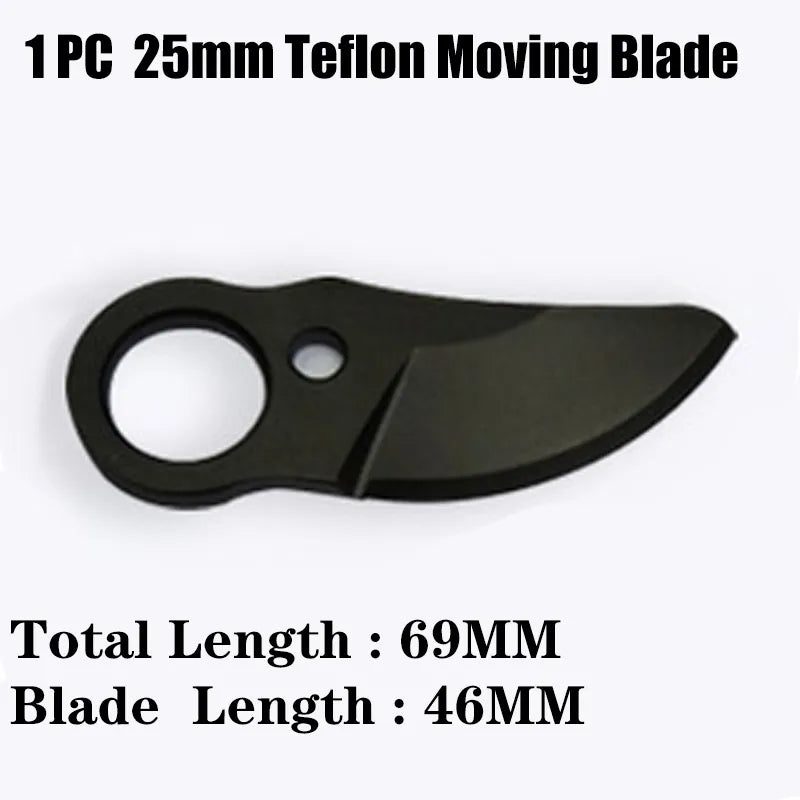 25mm SK5 Alloy Steel Titanium Gold Diamond Cutting-Blade Electric Pruning Shears Blades Cordless Pruner Sharp