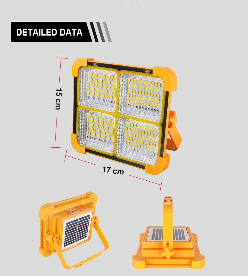 NEW 20000mAh Solar Rechargeable Camping Lantern High Power Bank LED Tent Light  Powerful Magnet Flashlight Repair Emergency Lamp