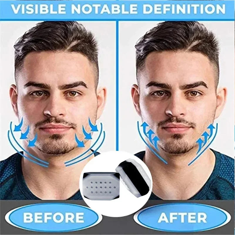 New Two Colors Jaw Exerciser Ball Men Wonem Jaw Facial Exerciser Face Muscle Trainer Workout Fitness Equipment Exerciser