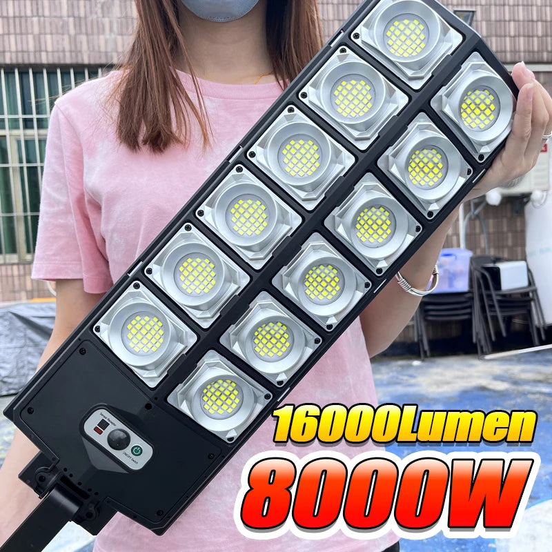 7700LM Solar Led Light Outdoor Most Powerful Outdor Solar Lamp 720 LED 3Mode Remote Control Waterproof  Light Garden Street Lamp