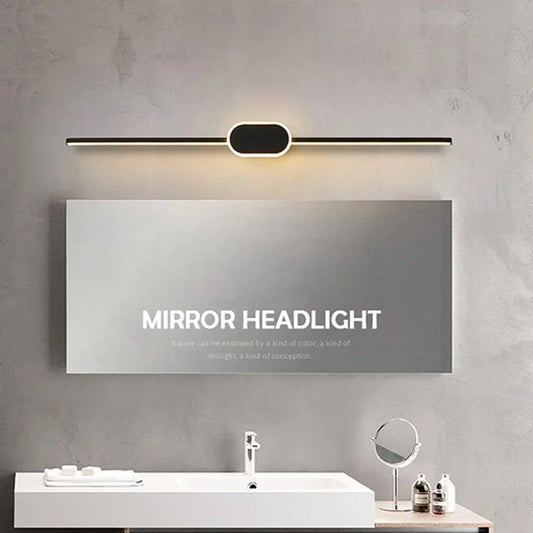 Modern LED Wall Light Bathroom Hardwares LED Wall Lamp Three Colors Lights Aluminum Led Bathroom Bath Mirror Line Lamp