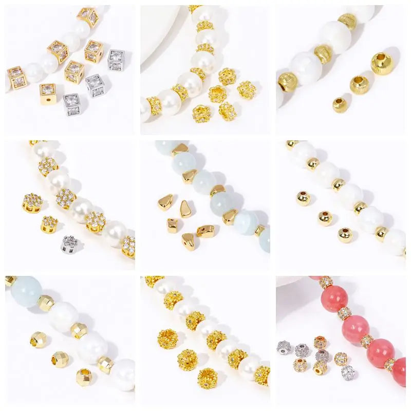 10/20Pcs Earwires Hooks For Earring 18K Gold Plated Brass Inlaid Zircon Earrring Clasp Hooks Fittings,Accessories For Earrings