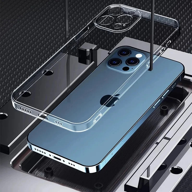 Transparent Soft TPU Silicone Case For iPhone 11 12 13 Mini 14 15 Pro Xs Max X XR 8 7 6 6s Plus SE 2020 2022 Clear Back Cover