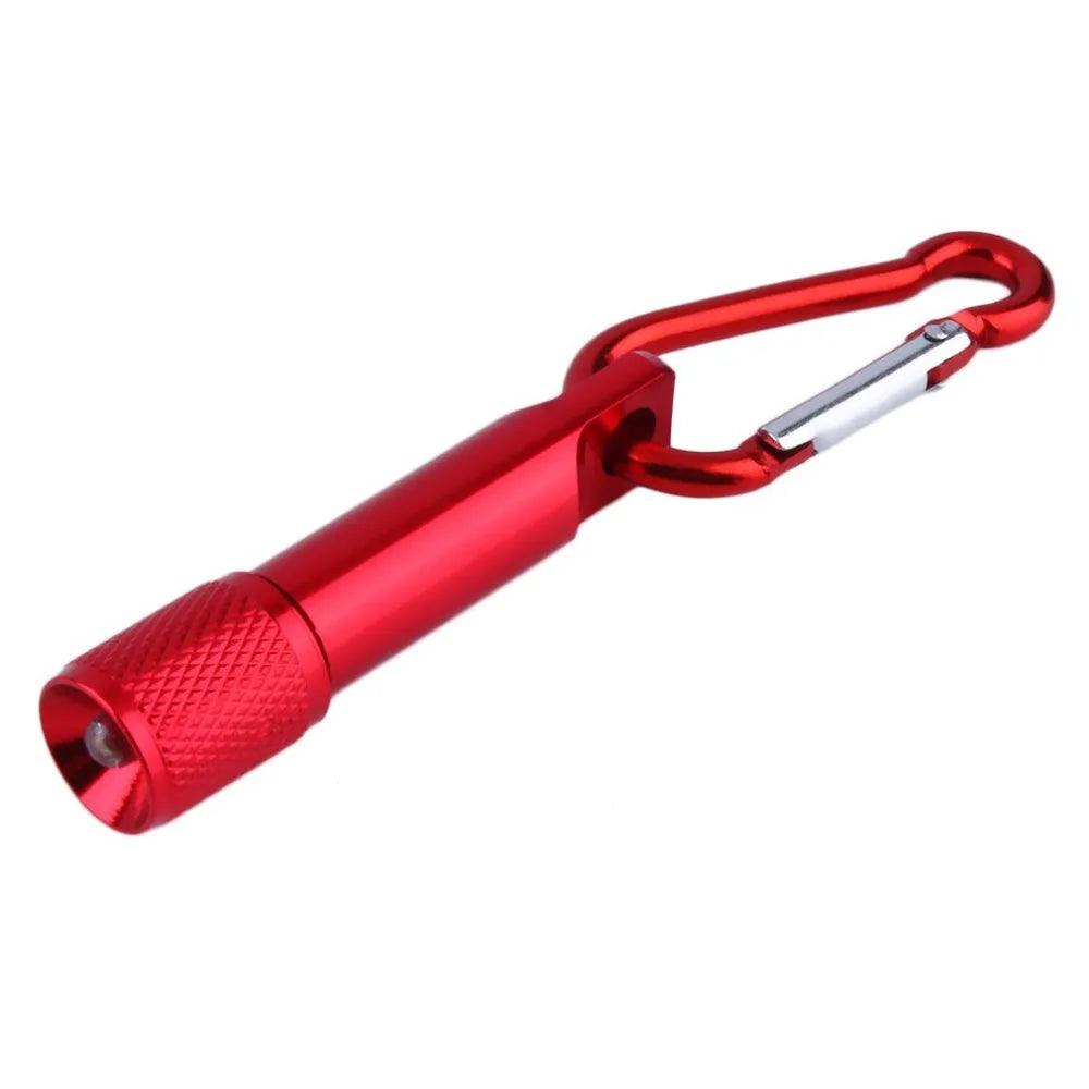 Super Bright Mini Portable LED Camping Flashlight Aluminum Keychain Keyring LED Light Self defense Torch Lamp Outdoor